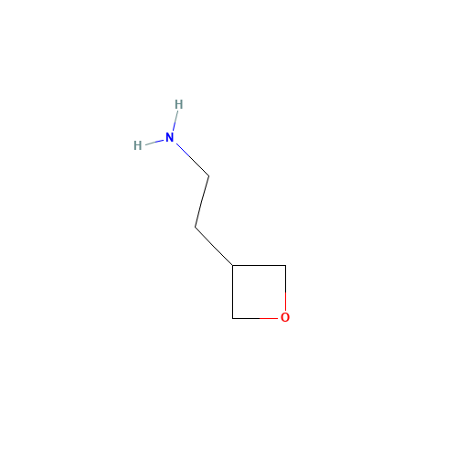 2-(oxetan-3-yl)ethanamine (CAS: 1253730-25-4) - Chemical Structure and Molecular Formula 