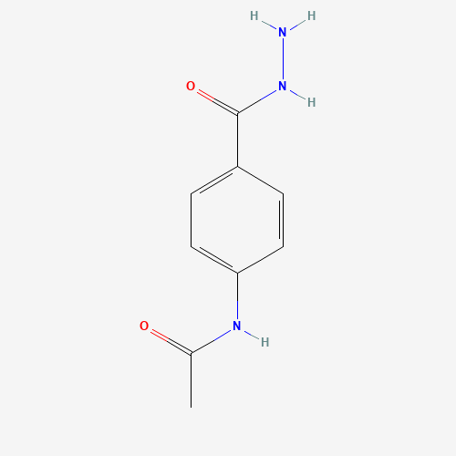 N-[4-(hydrazinecarbonyl)phenyl]acetamide (CAS: 41764-73-2) - Chemical Structure and Molecular Formula 