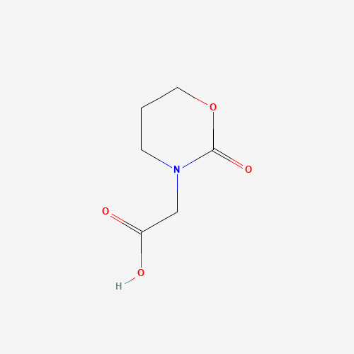 2-(2-oxo-1,3-oxazinan-3-yl)acetic acid (CAS: 1190392-66-5) - Chemical Structure and Molecular Formula 
