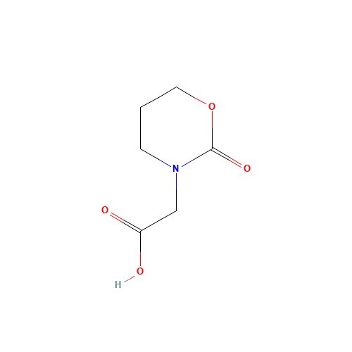 2-(2-oxo-1,3-oxazinan-3-yl)acetic acid (CAS: 1190392-66-5) - Chemical Structure and Molecular Formula 