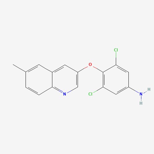3,5-dichloro-4-(6-methylquinolin-3-yl)oxyaniline (CAS: 385432-30-4) - Related Chemical Product