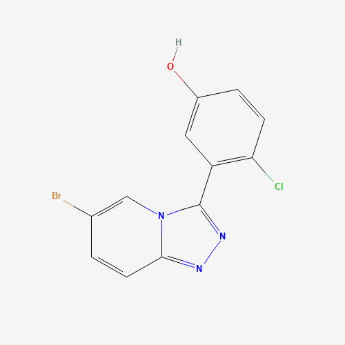 3-(6-bromo-[1,2,4]triazolo[4,3-a]pyridin-3-yl)-4-chlorophenol (CAS: 876299-49-9) - Related Chemical Product