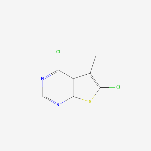 4,6-dichloro-5-methylthieno[2,3-d]pyrimidine (CAS: 56844-14-5) - Chemical Structure and Molecular Formula 