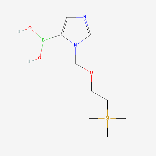 [3-(2-trimethylsilylethoxymethyl)imidazol-4-yl]boronic acid (CAS: 188978-35-0) - Related Chemical Product