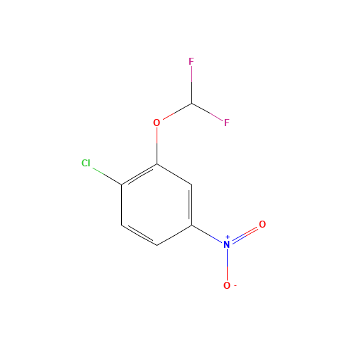 1-chloro-2-(difluoromethoxy)-4-nitrobenzene (CAS: 40319-62-8) - Related Chemical Product