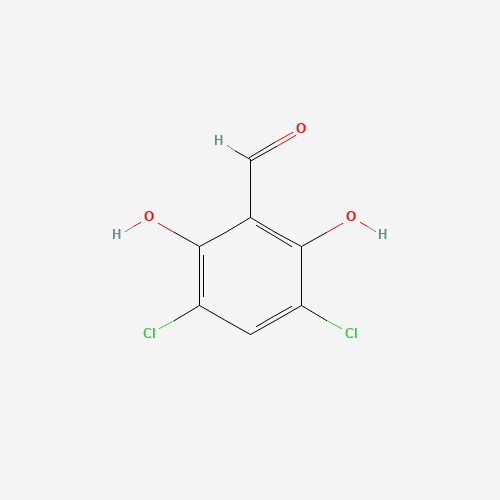 3,5-dichloro-2,6-dihydroxybenzaldehyde (CAS: 1204298-54-3) - Chemical Structure and Molecular Formula 
