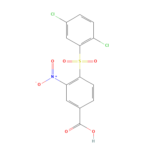 4-(2,5-dichlorophenyl)sulfonyl-3-nitrobenzoic acid (CAS: 219930-11-7) - Related Chemical Product