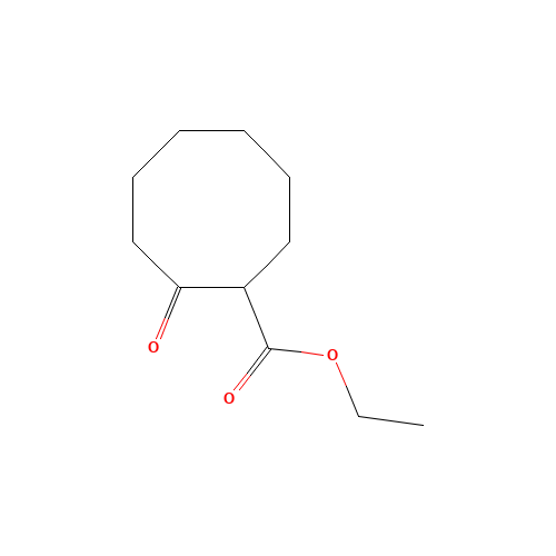 ethyl 2-oxocyclooctane-1-carboxylate (CAS: 4017-56-5) - Chemical Structure and Molecular Formula 