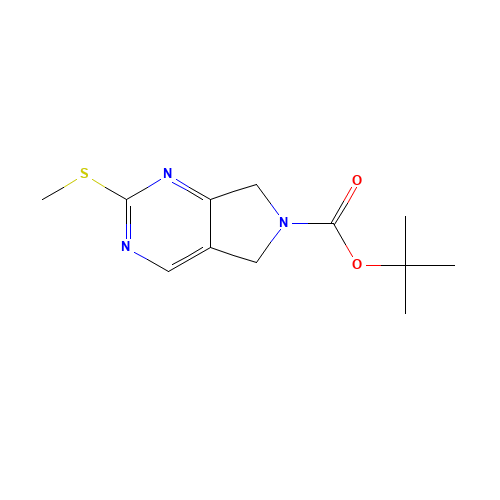 tert-butyl 2-methylsulfanyl-5,7-dihydropyrrolo[3,4-d]pyrimidine-6-carboxylate (CAS: 365996-86-7) - Related Chemical Product