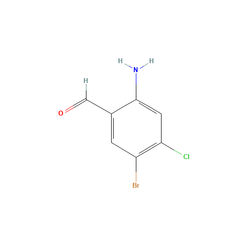 2-amino-5-bromo-4-chlorobenzaldehyde (CAS: 1036757-11-5) - Related Chemical Product