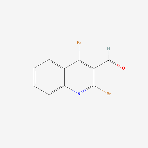 2,4-dibromoquinoline-3-carbaldehyde (CAS: 532392-87-3) - Chemical Structure and Molecular Formula 