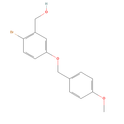 [2-bromo-5-[(4-methoxyphenyl)methoxy]phenyl]methanol (CAS: 950505-62-1) - Related Chemical Product