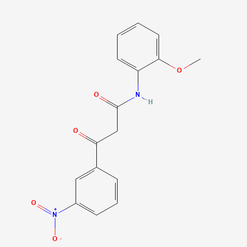 N-(2-methoxyphenyl)-3-(3-nitrophenyl)-3-oxopropanamide (CAS: 63134-28-1) - Related Chemical Product