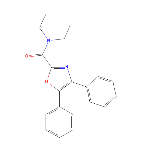N,N-diethyl-4,5-diphenyl-1,3-oxazole-2-carboxamide (CAS: 34015-70-8) - Related Chemical Product