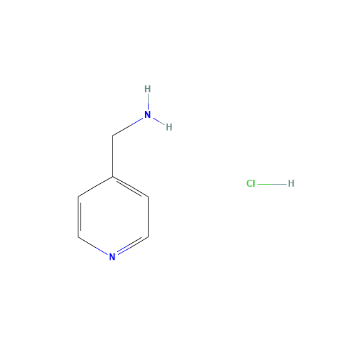 pyridin-4-ylmethanamine;hydrochloride (CAS: 64460-41-9) - Chemical Structure and Molecular Formula 