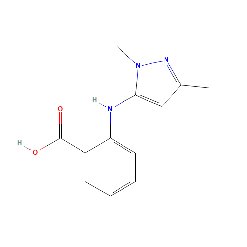 2-[(2,5-dimethylpyrazol-3-yl)amino]benzoic acid (CAS: 34798-68-0) - Related Chemical Product