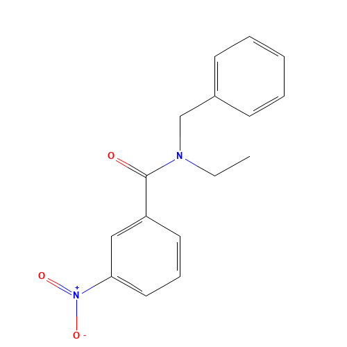 N-benzyl-N-ethyl-3-nitrobenzamide (CAS: 346690-52-6) - Related Chemical Product