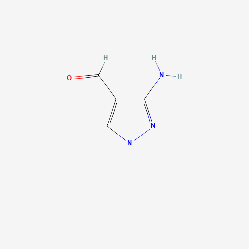 3-amino-1-methylpyrazole-4-carbaldehyde (CAS: 886851-66-7) - Related Chemical Product