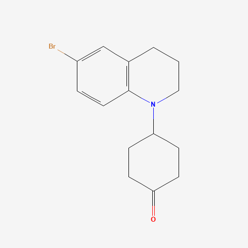 4-(6-bromo-3,4-dihydro-2H-quinolin-1-yl)cyclohexan-1-one (CAS: 1063410-37-6) - Related Chemical Product
