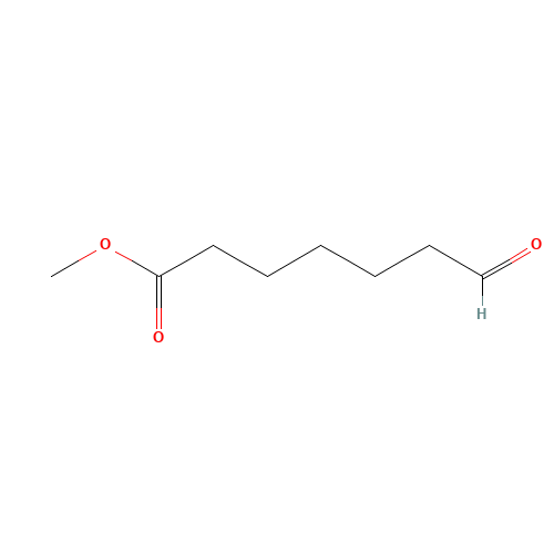 methyl 7-oxoheptanoate (CAS: 35376-00-2) - Chemical Structure and Molecular Formula 