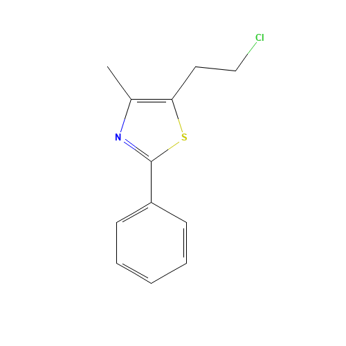 5-(2-chloroethyl)-4-methyl-2-phenyl-1,3-thiazole (CAS: 31299-92-0) - Related Chemical Product