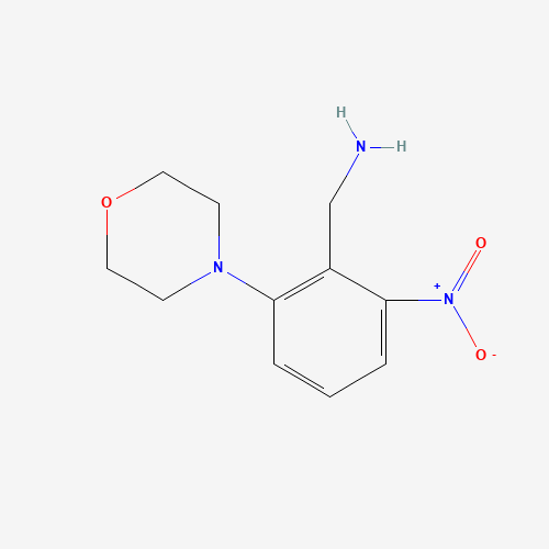 (2-morpholin-4-yl-6-nitrophenyl)methanamine (CAS: 630411-13-1) - Related Chemical Product