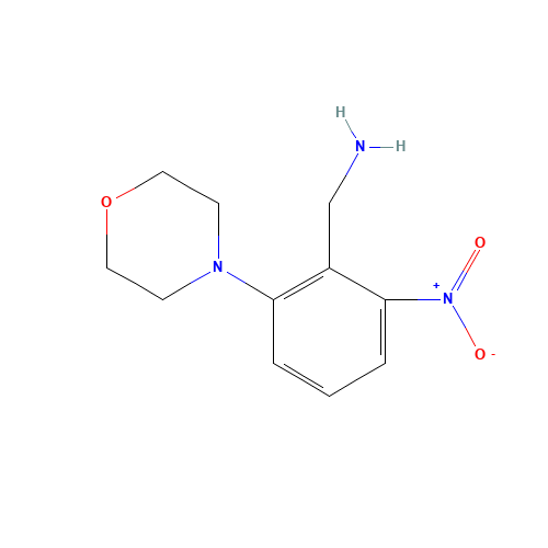 (2-morpholin-4-yl-6-nitrophenyl)methanamine (CAS: 630411-13-1) - Related Chemical Product