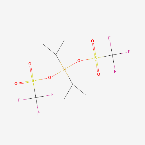 [di(propan-2-yl)-(trifluoromethylsulfonyloxy)silyl] trifluoromethanesulfonate (CAS: 85272-30-6) - Related Chemical Product