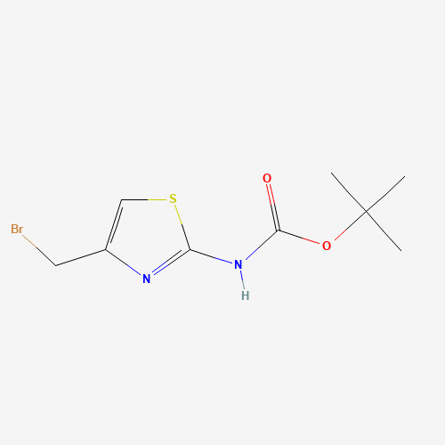tert-butyl N-[4-(bromomethyl)-1,3-thiazol-2-yl]carbamate (CAS: 1001419-35-7) - Related Chemical Product