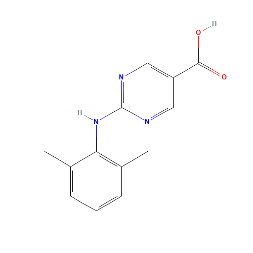 2-(2,6-dimethylanilino)pyrimidine-5-carboxylic acid (CAS: 1316216-13-3) - Related Chemical Product