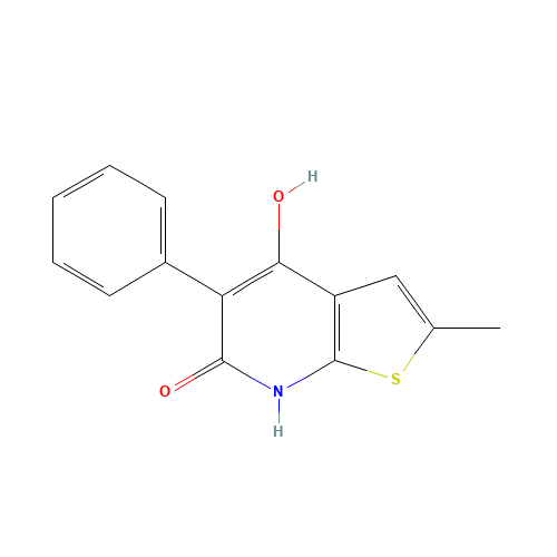 4-hydroxy-2-methyl-5-phenyl-7H-thieno[2,3-b]pyridin-6-one (CAS: 179337-84-9) - Related Chemical Product