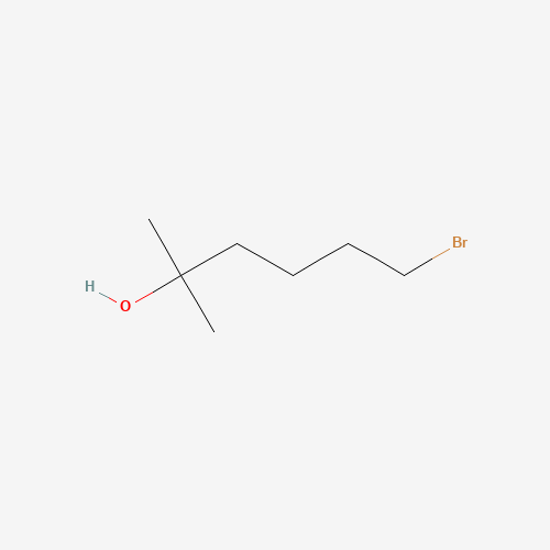 6-bromo-2-methylhexan-2-ol chemical structure 6-bromo-2-methylhexan-2-ol (CAS: 131711-78-9) - Chemical Structure and Molecular Formula