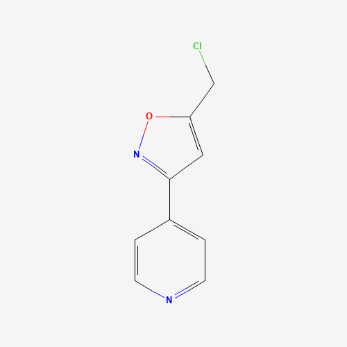 5-(chloromethyl)-3-pyridin-4-yl-1,2-oxazole (CAS: 865610-66-8) - Related Chemical Product