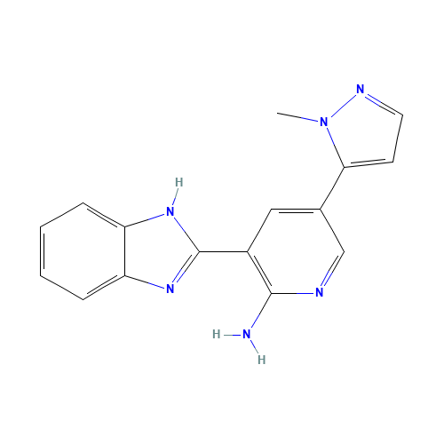 3-(1H-benzimidazol-2-yl)-5-(2-methylpyrazol-3-yl)pyridin-2-amine (CAS: 1261220-99-8) - Related Chemical Product