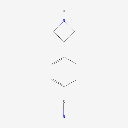 4-(azetidin-3-yl)benzonitrile (CAS: 7215-03-4) - Chemical Structure and Molecular Formula 
