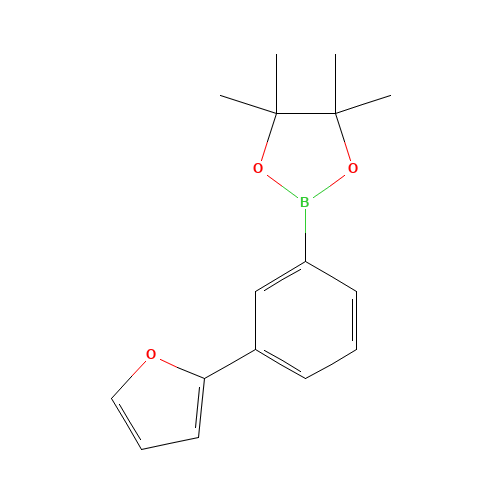 2-[3-(furan-2-yl)phenyl]-4,4,5,5-tetramethyl-1,3,2-dioxaborolane (CAS: 876316-29-9) - Related Chemical Product