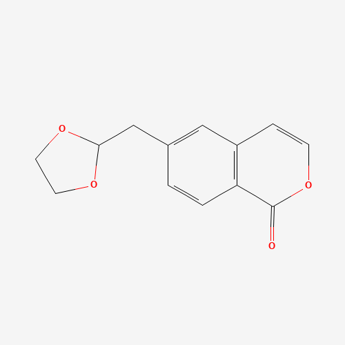 6-(1,3-dioxolan-2-ylmethyl)isochromen-1-one (CAS: 1374574-01-2) - Related Chemical Product