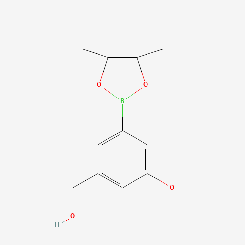 [3-methoxy-5-(4,4,5,5-tetramethyl-1,3,2-dioxaborolan-2-yl)phenyl]methanol (CAS: 1392421-83-8) - Related Chemical Product