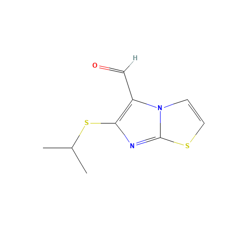 6-propan-2-ylsulfanylimidazo[2,1-b][1,3]thiazole-5-carbaldehyde (CAS: 338976-44-6) - Related Chemical Product