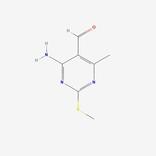 4-amino-6-methyl-2-methylsulfanylpyrimidine-5-carbaldehyde (CAS: 1268522-00-4) - Related Chemical Product