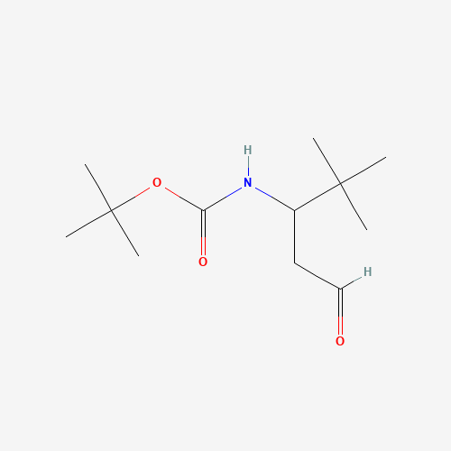 tert-butyl N-(4,4-dimethyl-1-oxopentan-3-yl)carbamate (CAS: 892874-26-9) - Related Chemical Product