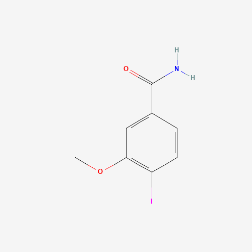 4-iodo-3-methoxybenzamide (CAS: 933585-54-7) - Chemical Structure and Molecular Formula 