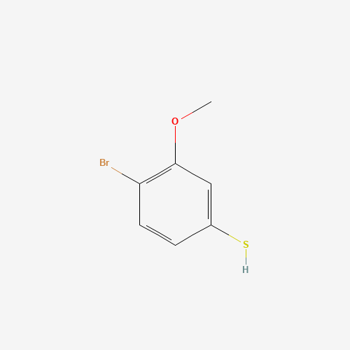 4-bromo-3-methoxybenzenethiol (CAS: 90150-98-4) - Chemical Structure and Molecular Formula 