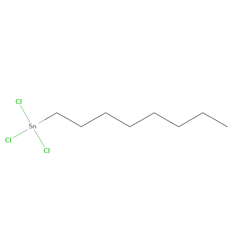 trichloro(octyl)stannane (CAS: 3091-25-6) - Chemical Structure and Molecular Formula 
