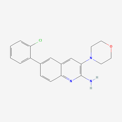 6-(2-chlorophenyl)-3-morpholin-4-ylquinolin-2-amine (CAS: 1319196-49-0) - Related Chemical Product