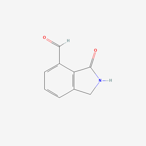 3-oxo-1,2-dihydroisoindole-4-carbaldehyde (CAS: 771-08-4) - Chemical Structure and Molecular Formula 