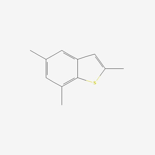 2,5,7-trimethyl-1-benzothiophene (CAS: 16587-65-8) - Chemical Structure and Molecular Formula 