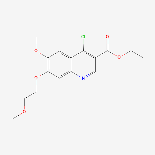 ethyl 4-chloro-6-methoxy-7-(2-methoxyethoxy)quinoline-3-carboxylate (CAS: 1131605-02-1) - Related Chemical Product