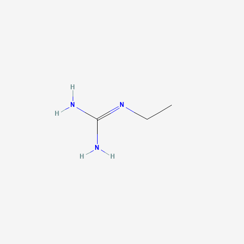 2-ethylguanidine (CAS: 503-69-5) - Chemical Structure and Molecular Formula 