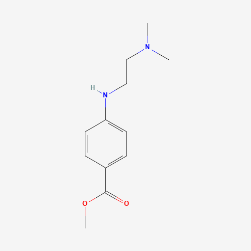 methyl 4-[2-(dimethylamino)ethylamino]benzoate (CAS: 956427-71-7) - Chemical Structure and Molecular Formula 